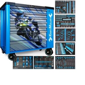 Servante KM-7/7-581 B Racing Blue Flex Dynamometric Edition