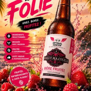 Bac de Bière Fruitée (24 bout.) - SALUT.MA.COUILLE